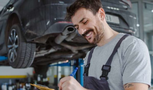 Car Mechanic Smiling Car Mechanic Smiling