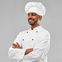 Asian Chef Smiling Asian Chef Smiling